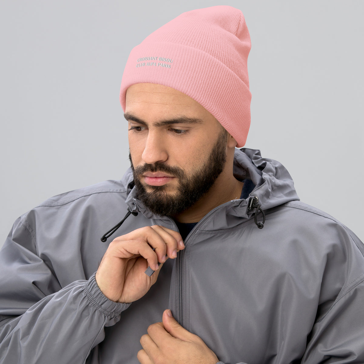 POP cuffed Beanie - orange / pinky pink