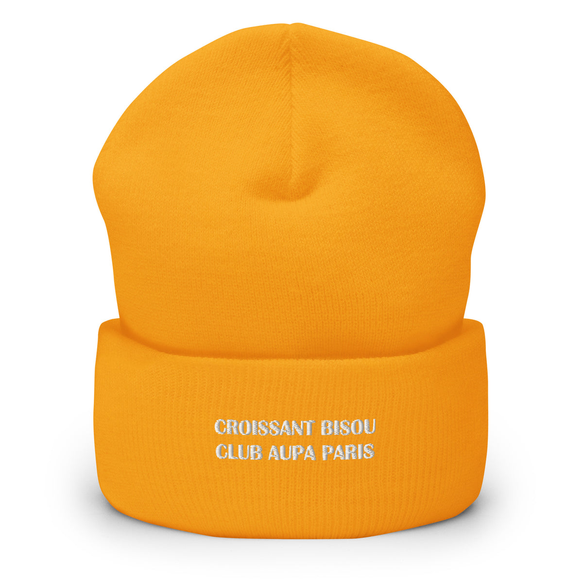 POP cuffed Beanie - orange / pinky pink