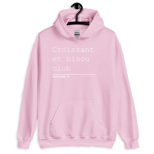 BISOU CLUB COURRIER hoodie - baby pink