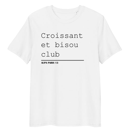 CROISSANT BISOU tee - white