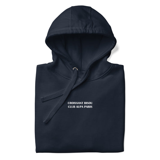 CROISSANT BISOU hoodie - Pacific