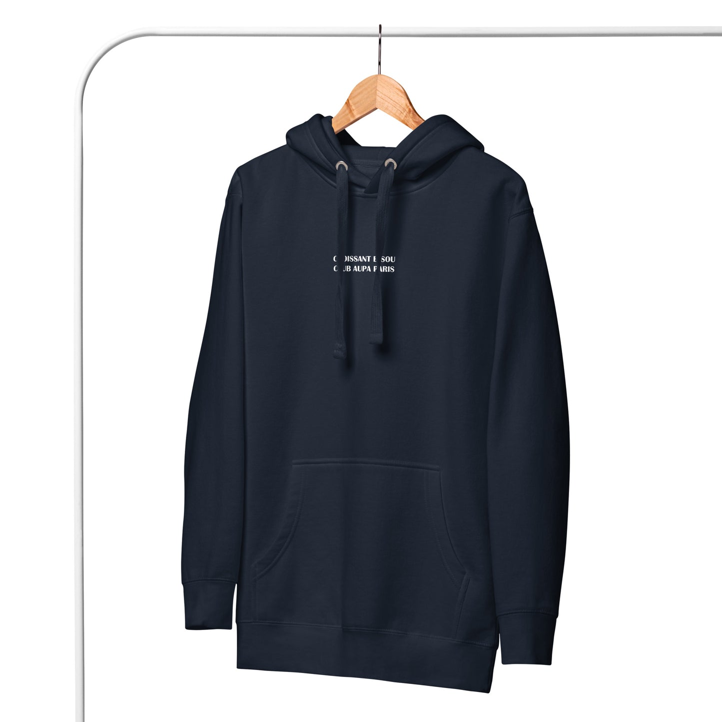 CROISSANT BISOU hoodie - Pacific